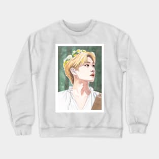 Stray Kids Felix Lee Elven Watercolour Painting Crewneck Sweatshirt